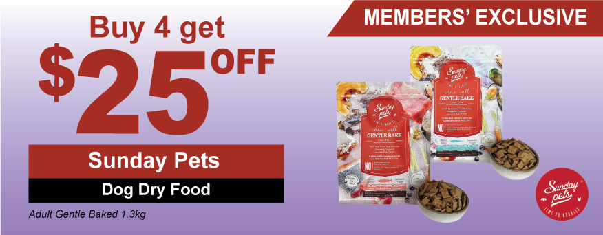 Sunday Pets Dog Dry food Promo